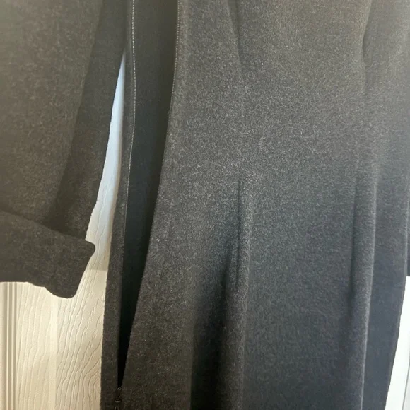 TSE Classic Black Long Sleeve Cashmere and Wool blend Dress - Picture 6 of 6